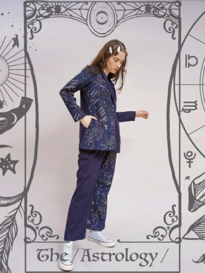 LYFE by happa - Astrology - Blazer Luna Navy