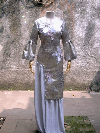 A Silver Lining Raya 19 - Silver Platter Long Dress