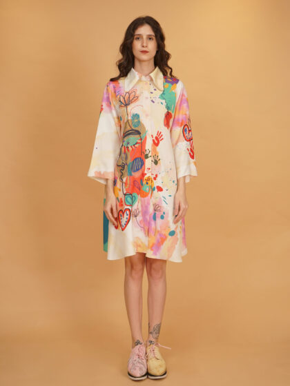 Escova Lazywear - Splash Shirt Dress