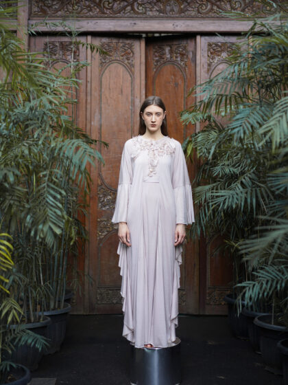 A Silver Lining Raya 19 - Sky Tissue Kaftan