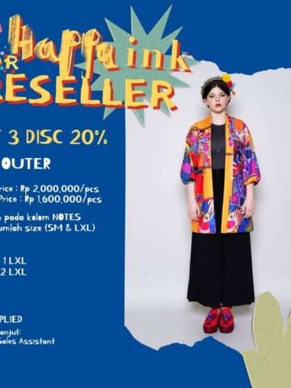 Happa INK - Senorita - Reseller 3pcs Outer Vida