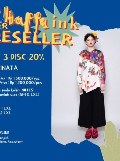 Happa INK - Senorita - Reseller 3pcs Top Pinata