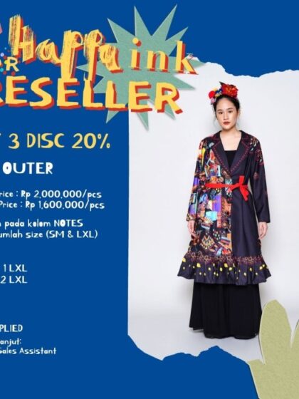 Happa INK - Senorita - Reseller 3pcs Outer Pepa