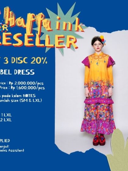Happa INK - Senorita - Reseller Dress Mirabel
