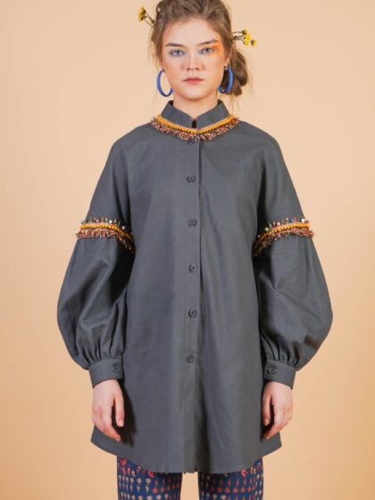 Happa Nephindi - Kemeja Puja Grey