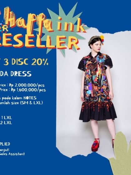 Happa INK – Senorita – Reseller 3pcs Merida Dress