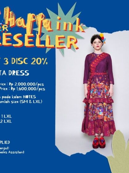 Happa INK - Senorita - Reseller 3pcs Dress Rosita