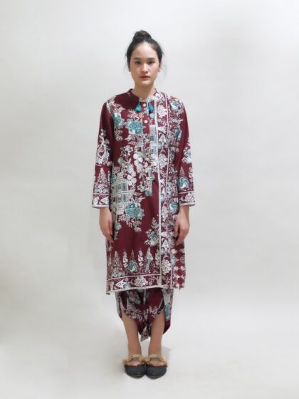 Kain Happa - Tunik - Seri Darat (Ruby)