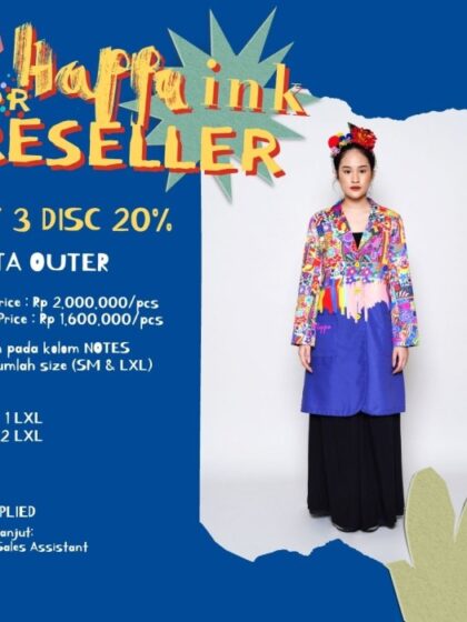 Happa INK – Senorita – Reseller 3pcs Outer Bonita