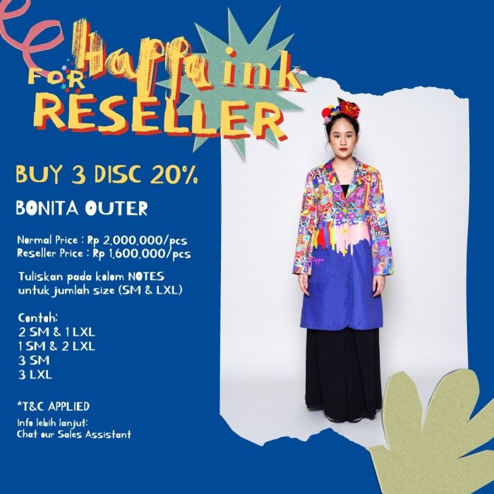 Happa INK – Senorita – Reseller 3pcs Outer Bonita