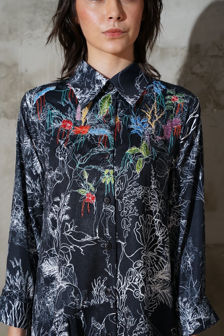 Caesura ? Cola Shirt Dress - Image 3