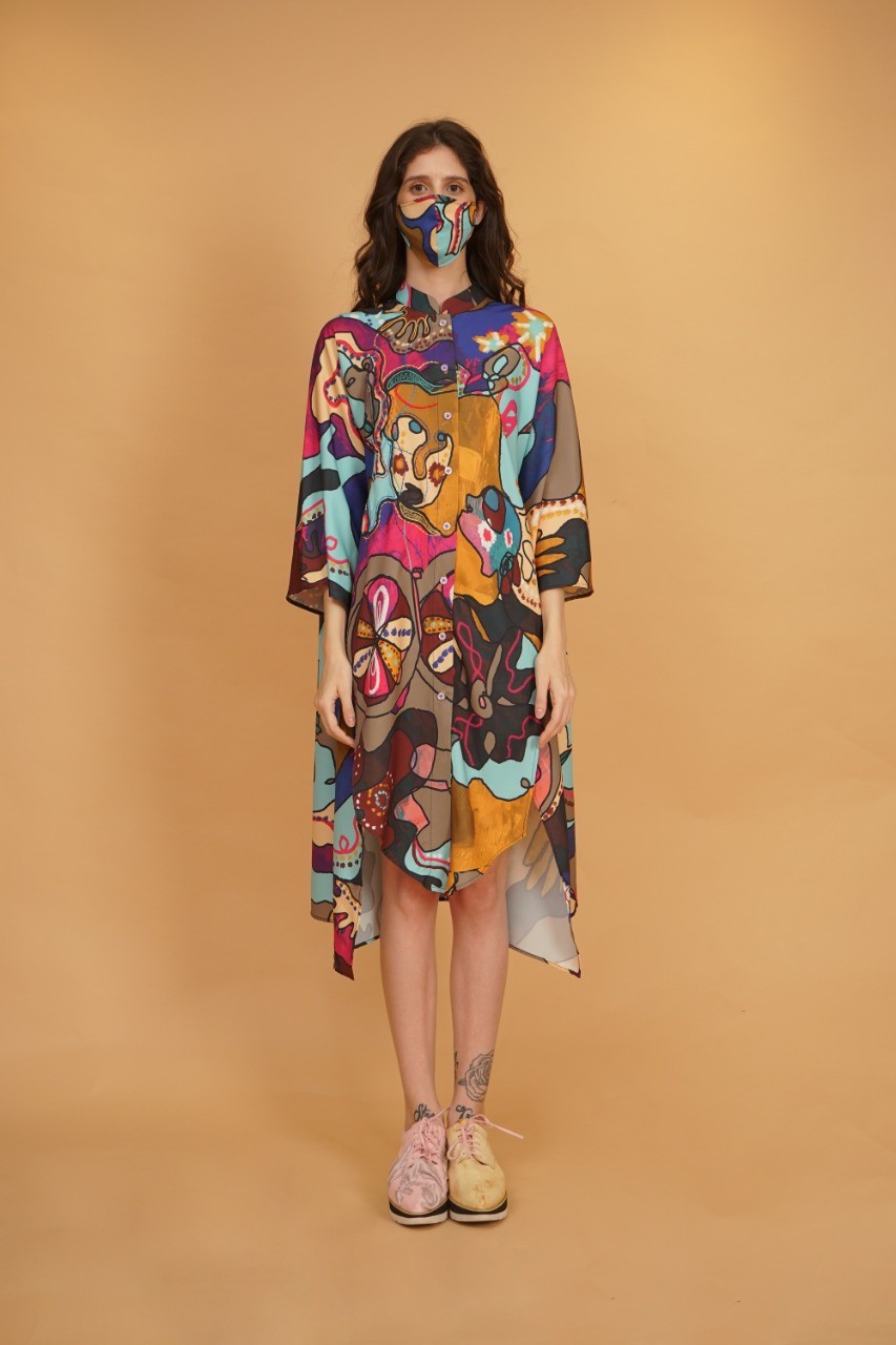 Escova Lazywear - Enamel Midi Dress