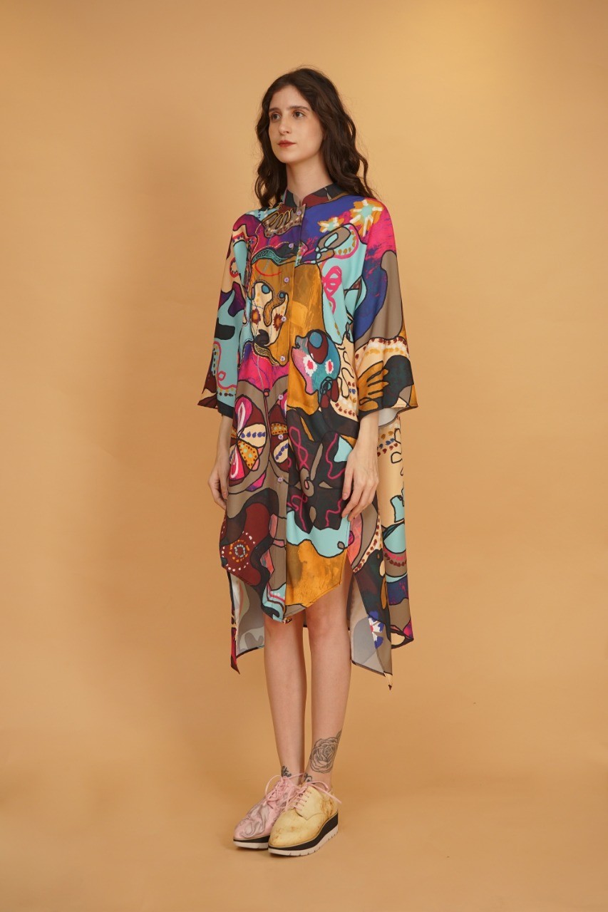 Escova Lazywear - Enamel Midi Dress - Image 2