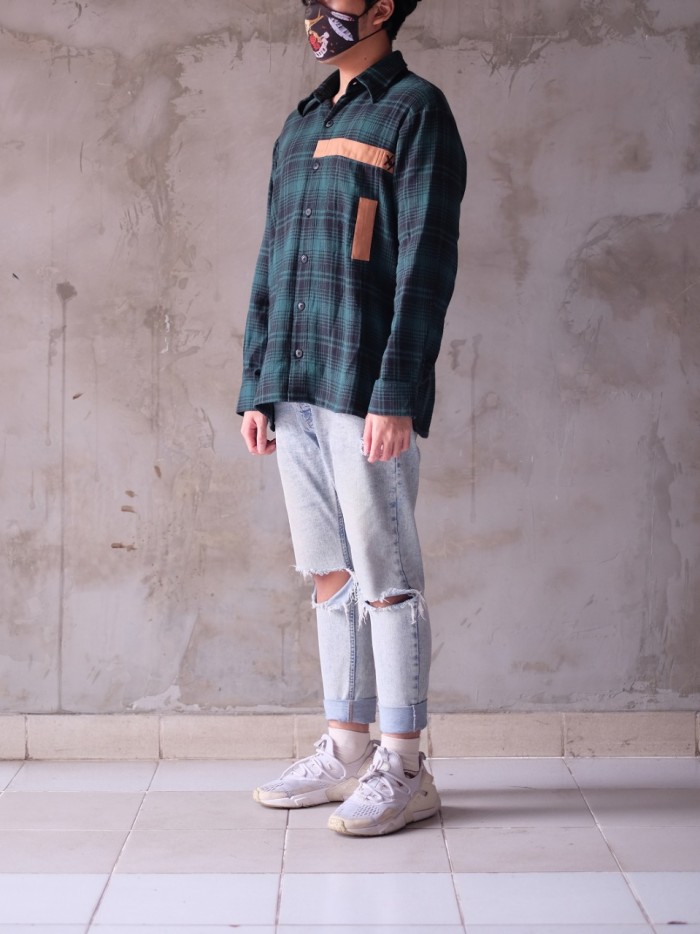 XY - Green Makalu Flannel - Image 2