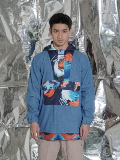XY Quest - Axis Denim Hoodie