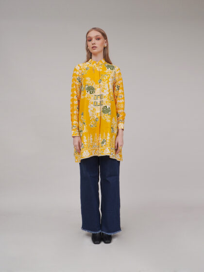 KAIN HAPPA Kemeja - Seri Darat (Topaz)