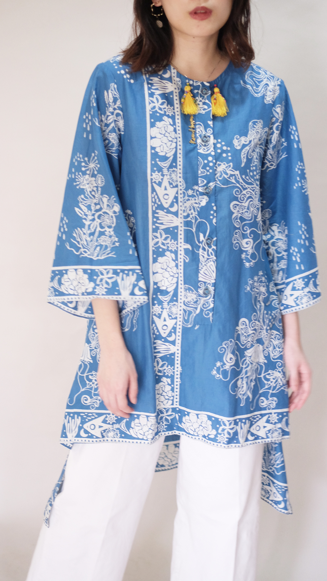 KAIN HAPPA Tunik Riak - Tanjung Biru - Image 5