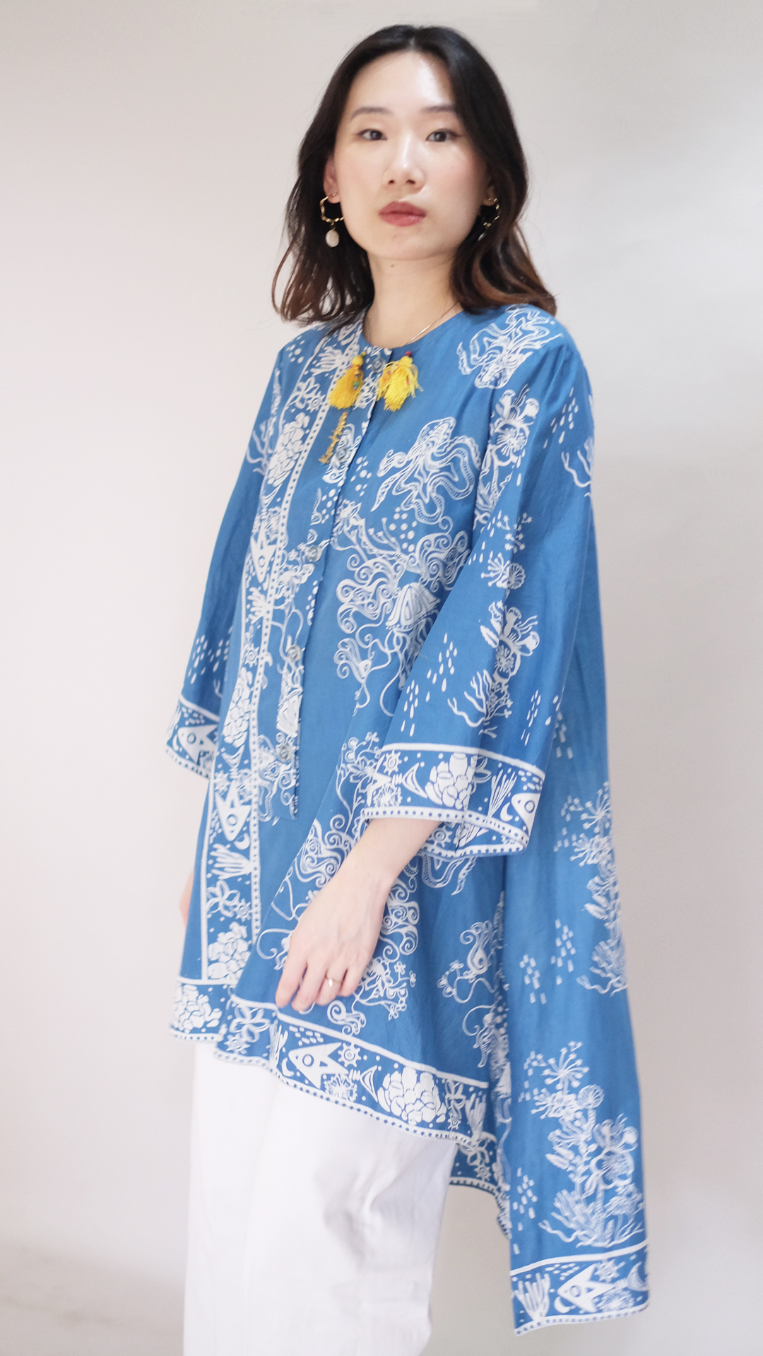 KAIN HAPPA Tunik Riak - Tanjung Biru - Image 4