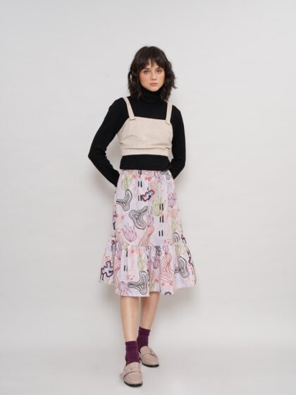 Rok Midi - Malli Skirt Seashell Pink