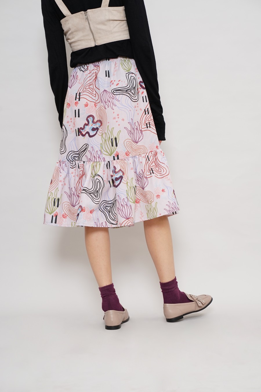 Rok Midi - Malli Skirt Seashell Pink - Image 5