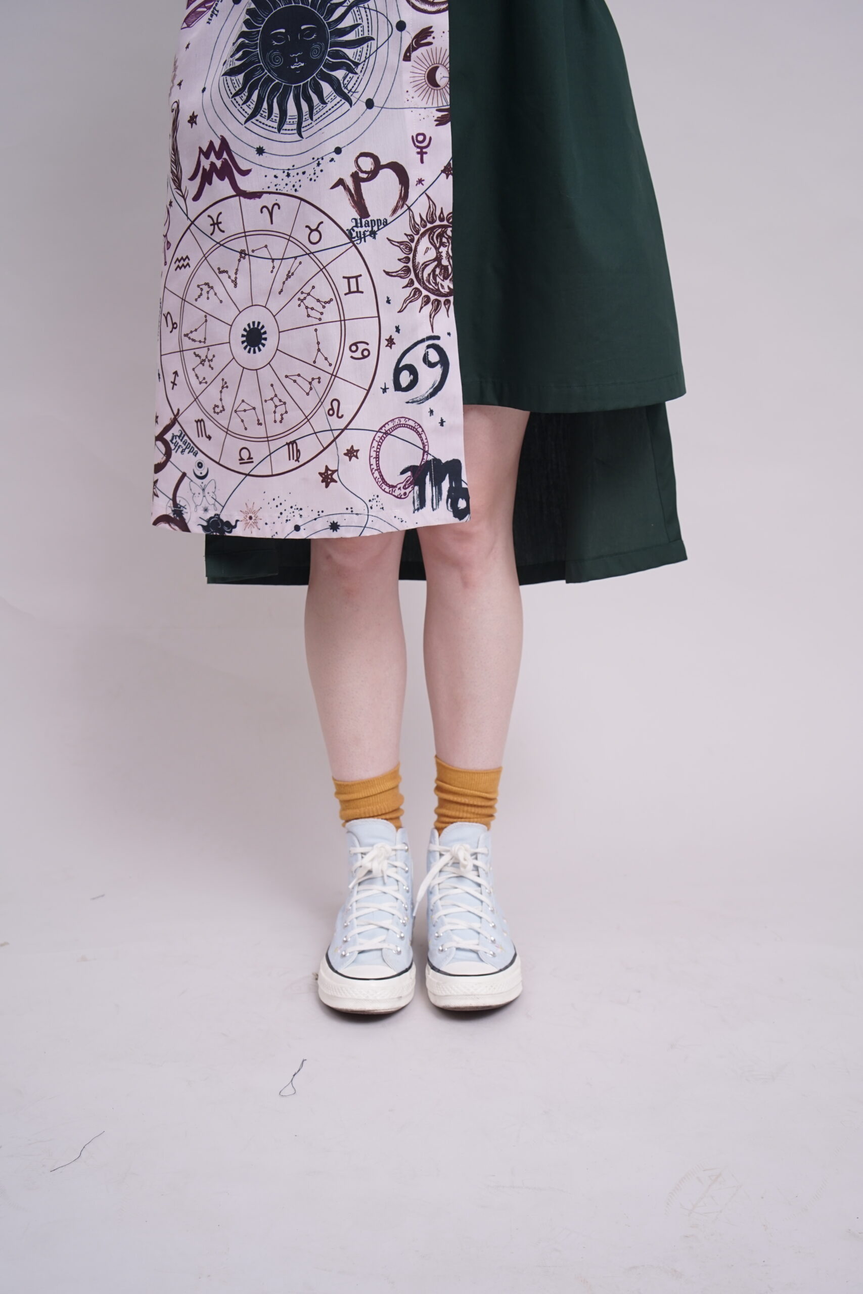 Astrology - Shirt Dress Celestial Green - Image 4