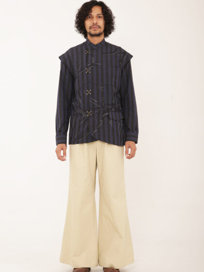 Navy Surjan Shirt
