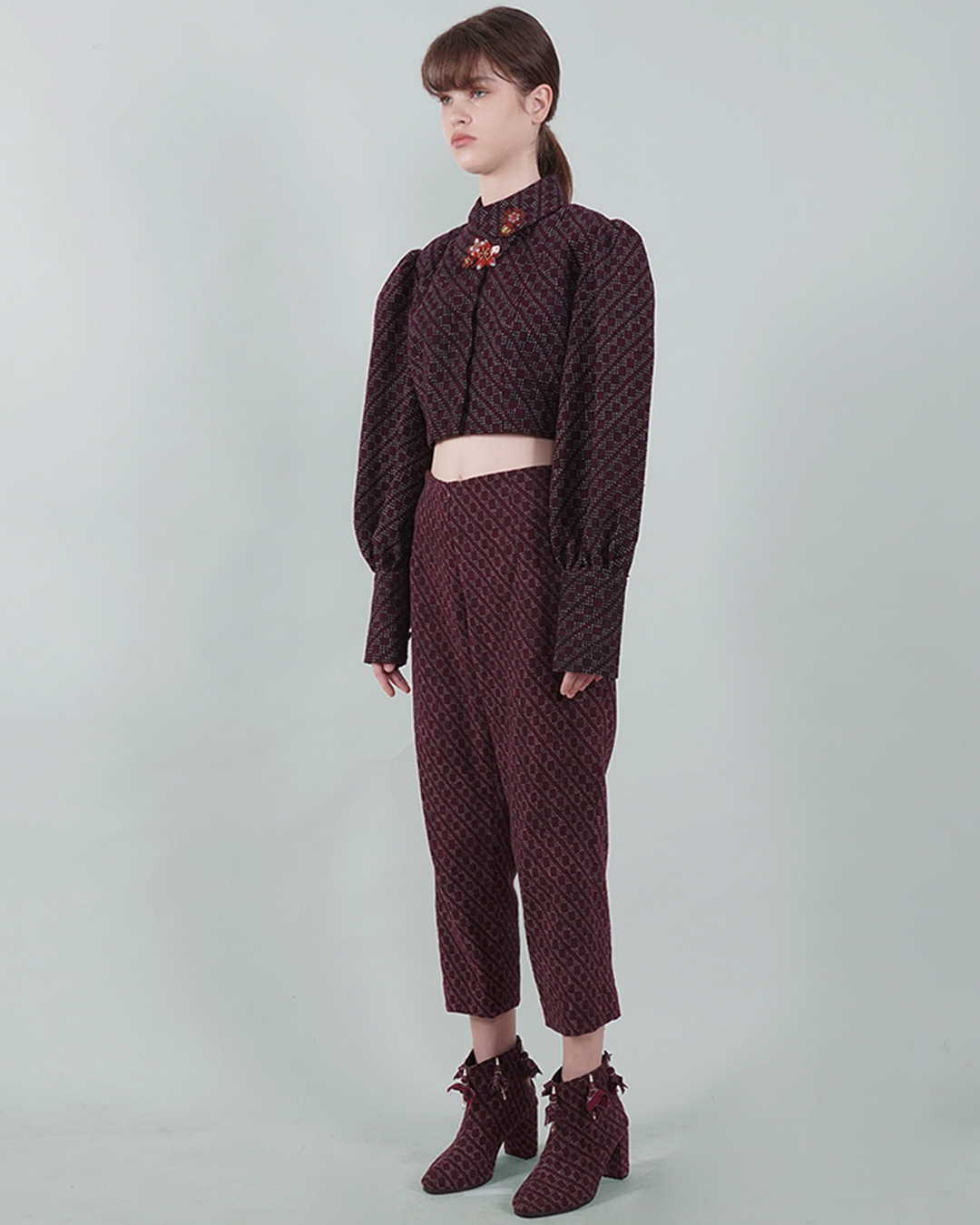 Mel Ahyar Archipelago - Pratibha Crop Shirt Set - Image 7