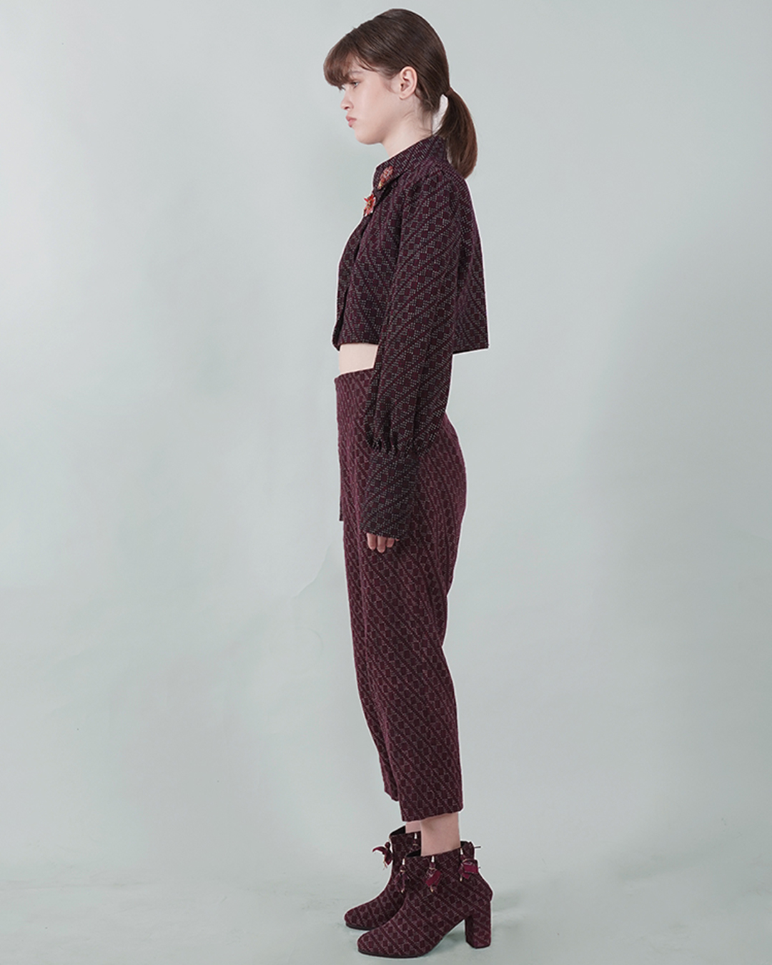 Mel Ahyar Archipelago - Pratibha Crop Shirt Set - Image 6