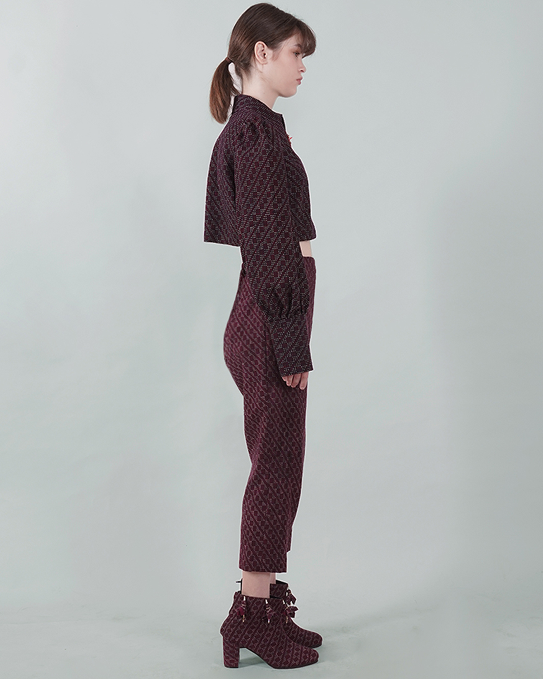 Mel Ahyar Archipelago - Pratibha Crop Shirt Set - Image 4