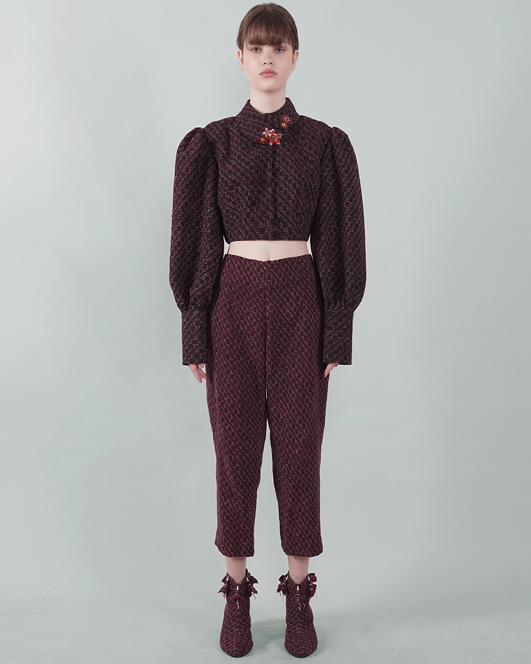 Mel Ahyar Archipelago - Pratibha Crop Shirt Set