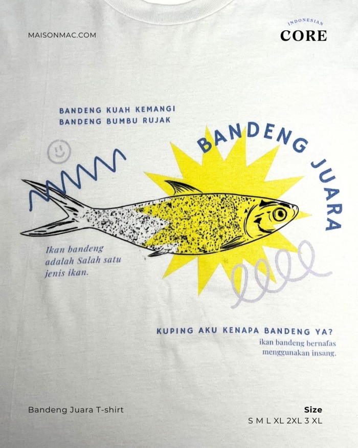 Indonesian Core - Tshirt - Bandeng Juara - Image 4