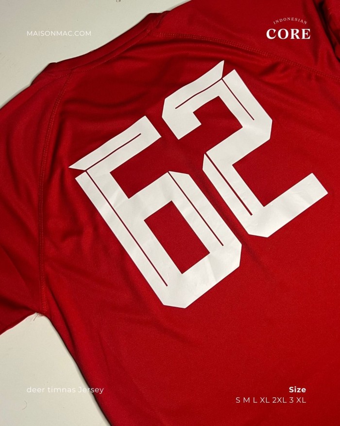 Indonesian Core - Dri fit Tshirt - Deer Timnas Indonesia - Image 4