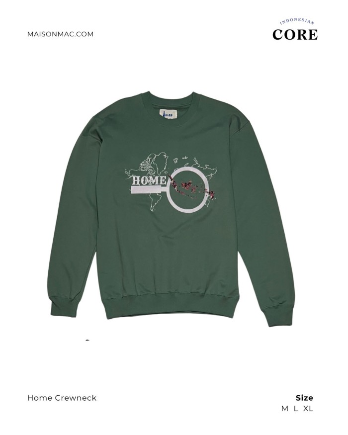 Indonesian Core - Sweater Crewneck - Home