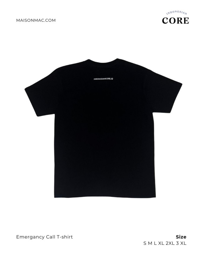 Indonesian Core - Tshirt - Emergency Call - Image 2