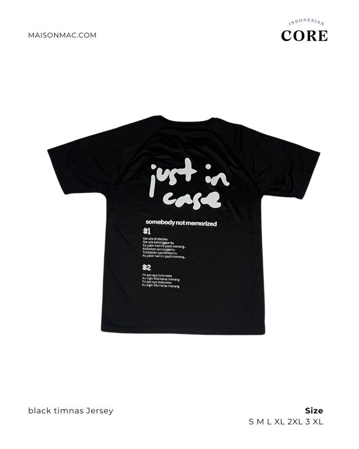 Indonesian Core - Dri Fit Tshirt - Black Garuda - Image 2