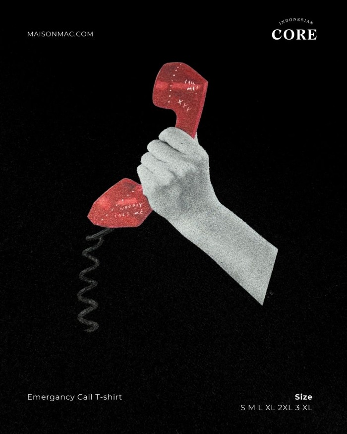 Indonesian Core - Tshirt - Emergency Call - Image 4